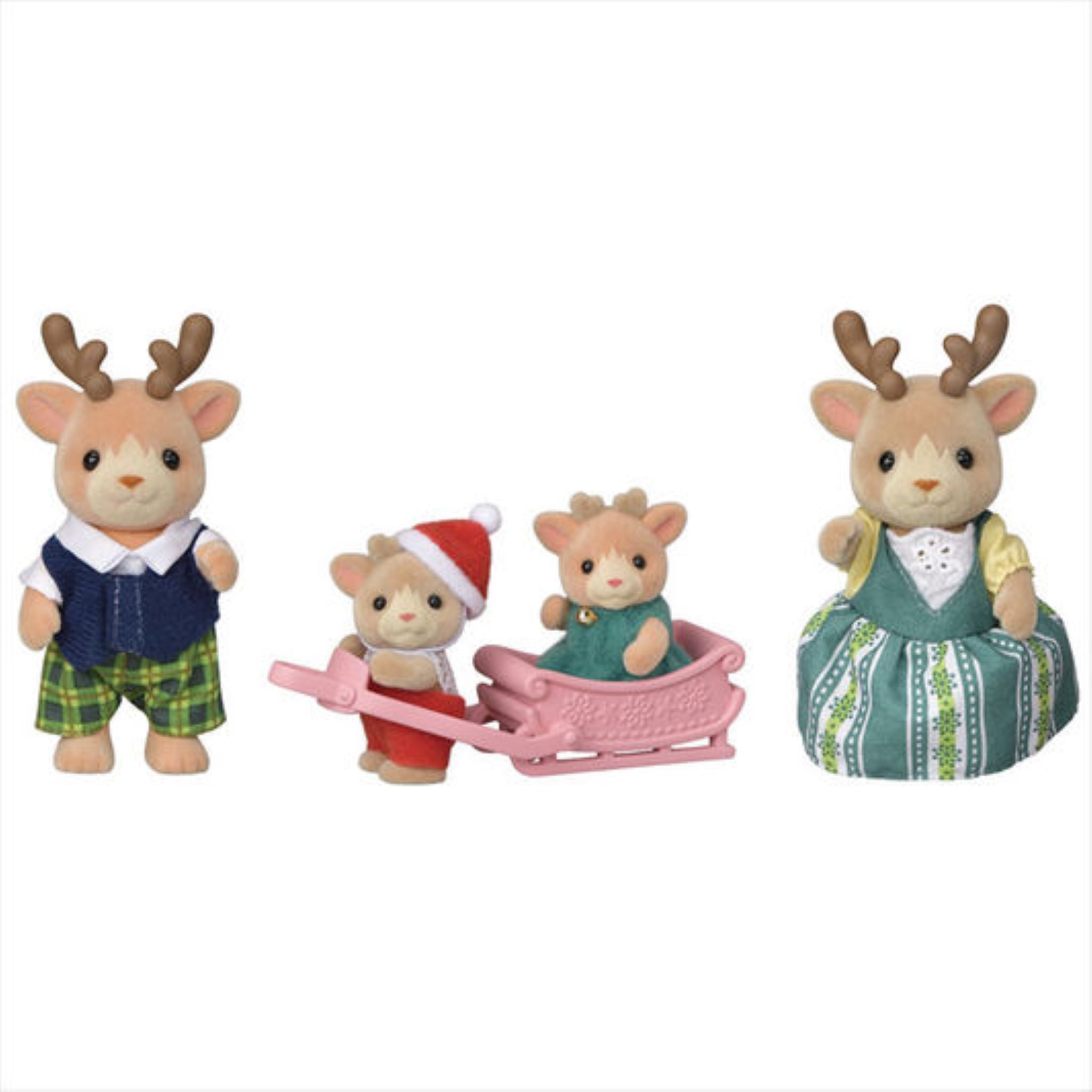 Epoch Everlasting Play-Calico Critters Reindeer Family-CC2058-Legacy Toys