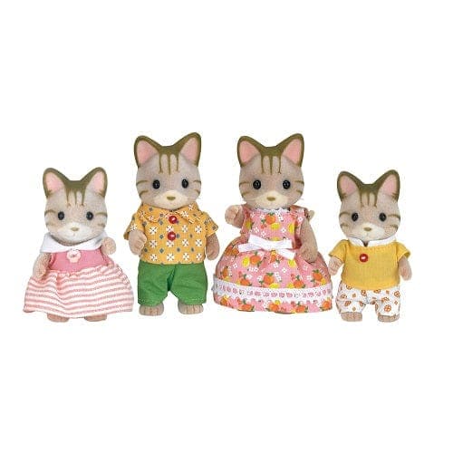 Epoch Everlasting Play-Calico Critters Sandy Cat Family-CC1406-Legacy Toys