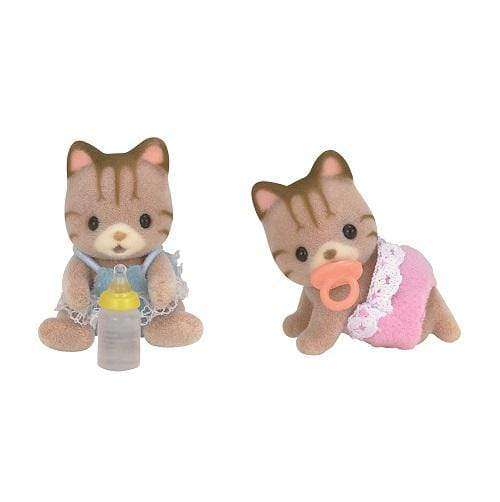Epoch Everlasting Play-Calico Critters Sandy Cat Twins-CC1407-Legacy Toys
