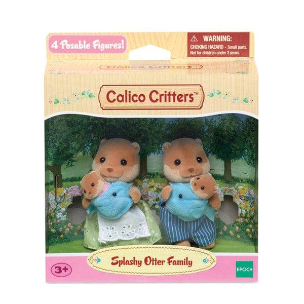 Epoch Everlasting Play-Calico Critters Splashy Otter Family-CC1804-Legacy Toys