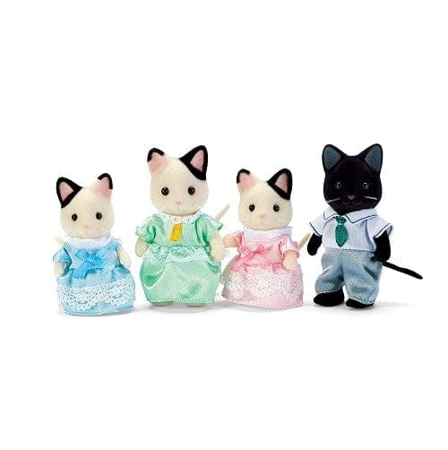 Epoch Everlasting Play-Calico Critters Tuxedo Cat Family-CC1472-Legacy Toys