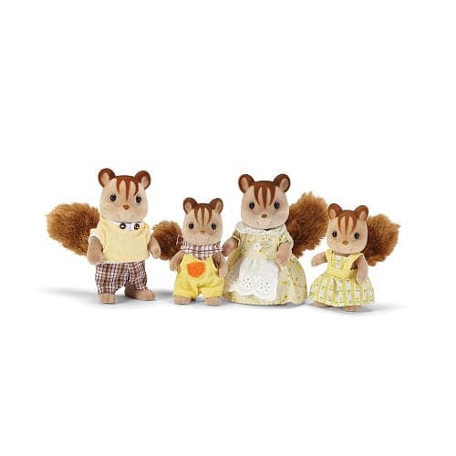 Epoch Everlasting Play-Calico Critters Walnut Squirrel Family-CC1480-Legacy Toys