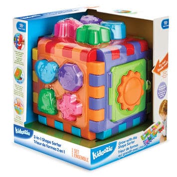 Epoch Everlasting Play-Kidoozie 2-in-1 Shape Sorter-G02675-Legacy Toys