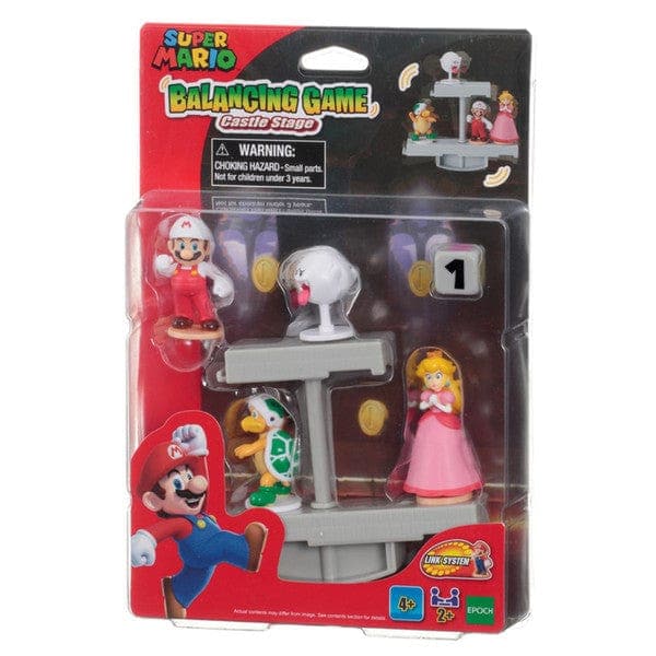 Epoch Games Super Mario Blow Up! Shaky Tower Balancing Game - Tabletop  Skill and Action Game with Collectible Super Mario Action Figures