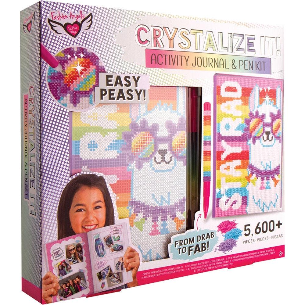 Fashion Angels-Crystalize It! Activity Journal & Pen Kit-12367-Legacy Toys