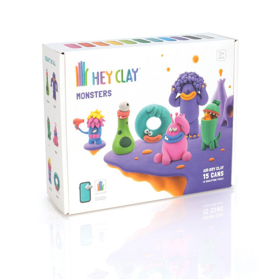 Fat Brain Toys-Hey Clay-FA430-1-23-Monsters-Legacy Toys