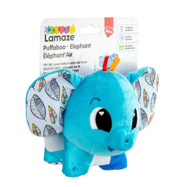 Fat Brain Toys-Lamaze Puffaboo Elephant-FA371-1-Legacy Toys