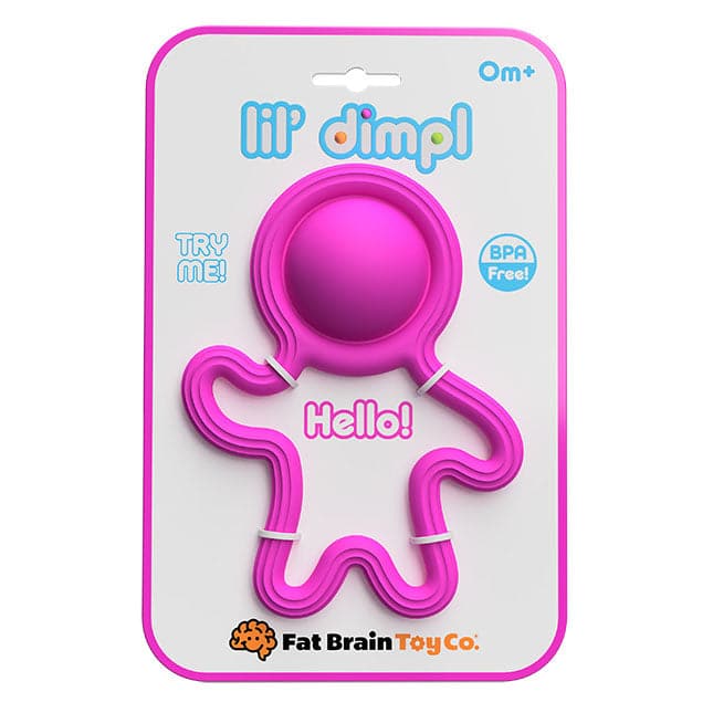 Fat Brain Toys-Lil Dimpl Assorted-FA339-Pink-Legacy Toys
