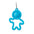 Fat Brain Toys-Lil Dimpl Assorted Keychain-FA349-B-Blue-Legacy Toys