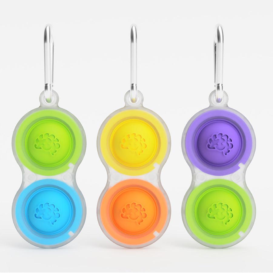 Fat Brain Toys-Simpl Dimpl Clear-FA334-2-Yellow/Orange-Legacy Toys