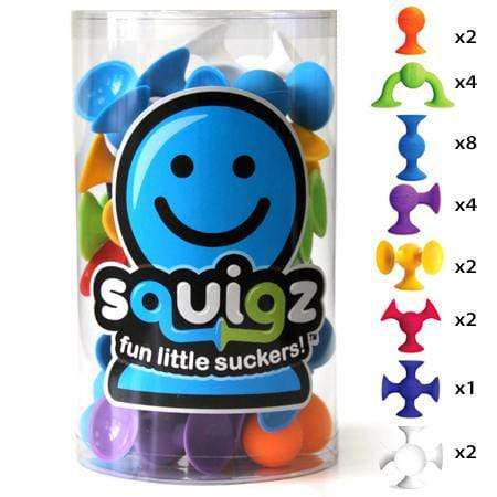 Fat Brain Toys-Squigz Starter Set-FA088-1-Legacy Toys