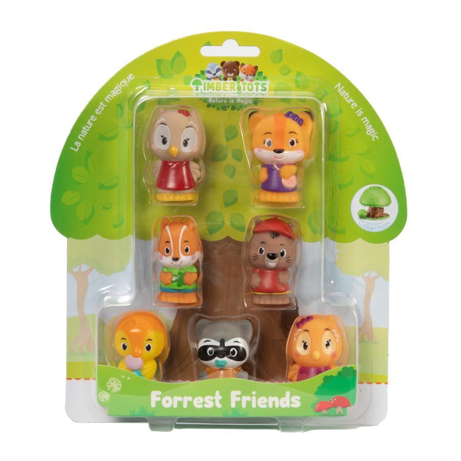 Fat Brain Toys-Timber Tots Forest Friends Set of 7-FA286-1-Legacy Toys