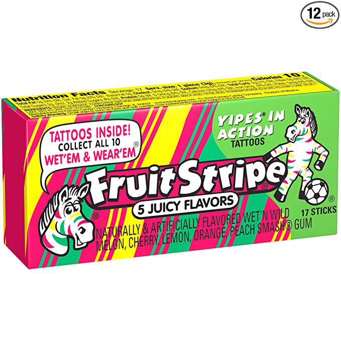 Ferrara Candy-Fruit Stripe Gum-102448-1-Single-Legacy Toys