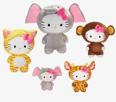 Fiesta Toy-10" Hello Kitty Jungle Plush-K01113-Legacy Toys