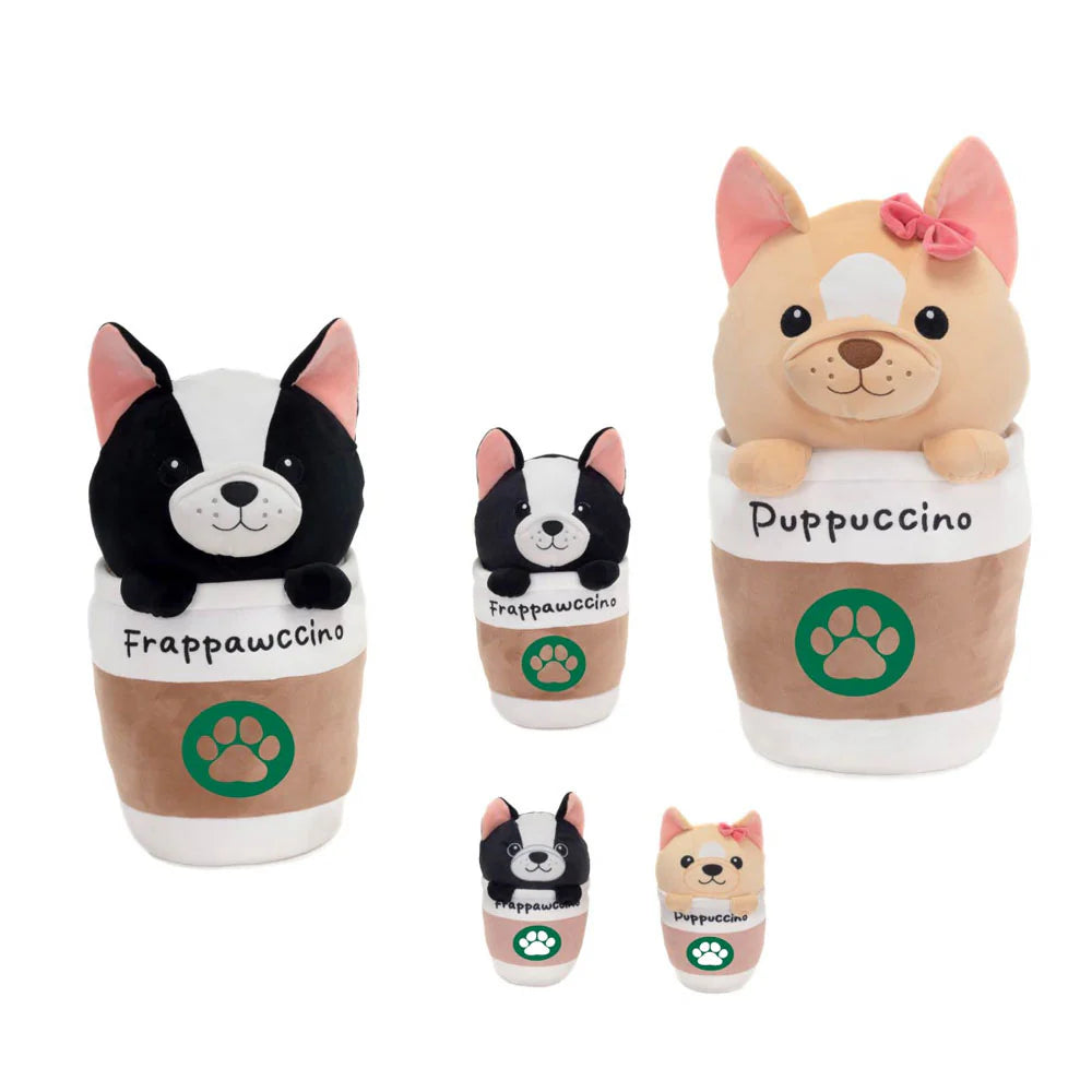 Fiesta Toy-14" PUPpucCINOS & Frappawccino Dog’s Cups-C22605-Legacy Toys