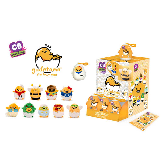 Fiesta Toy-Cutie Beans - 3” Gudetama Series 3-K01910-Legacy Toys