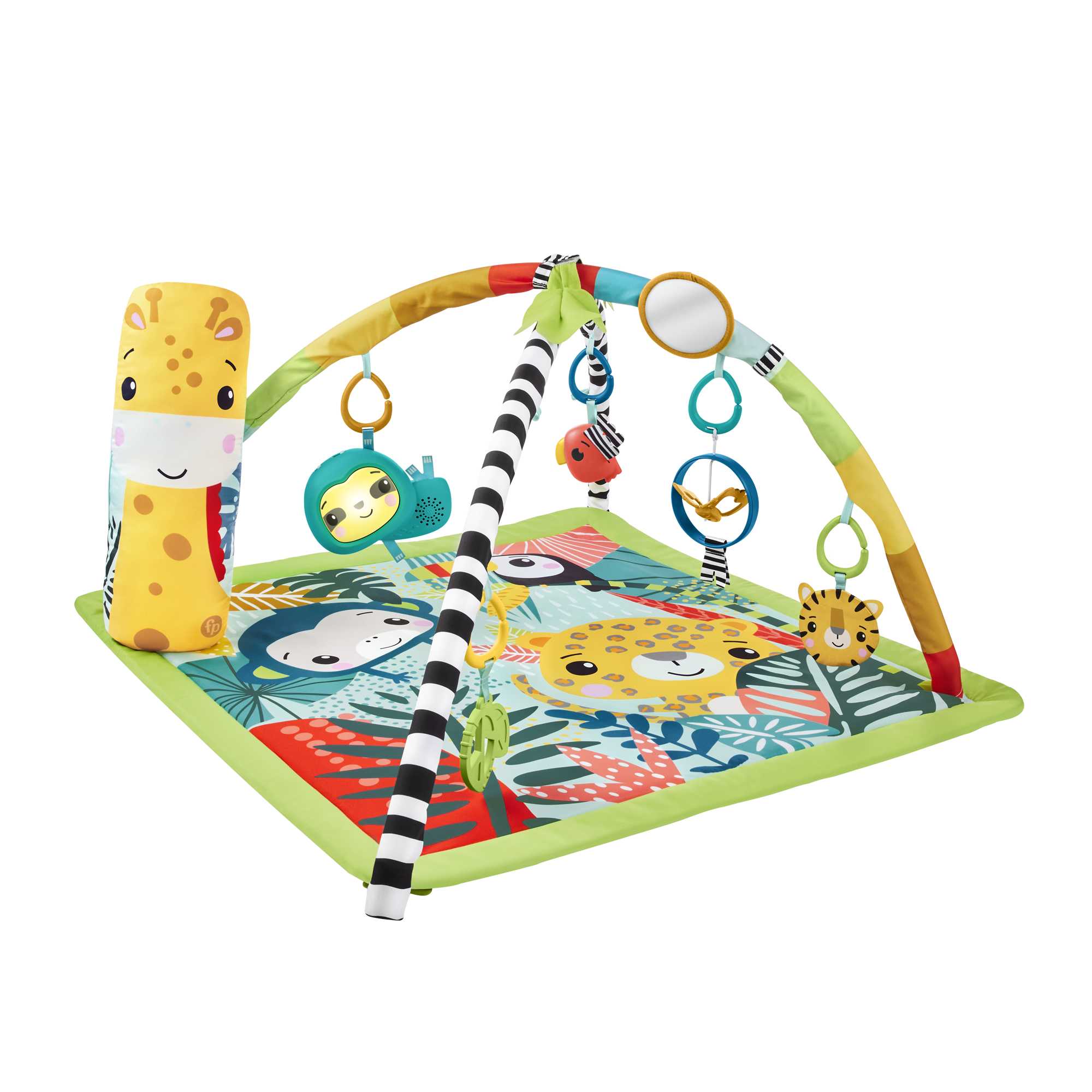 Fisher Price-Fisher-Price 3-in-1 Rainforest Sensory Gym-HJW08-Legacy Toys