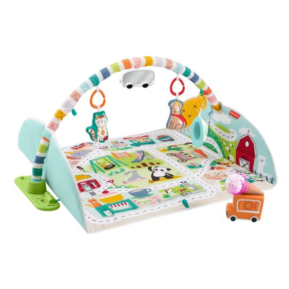 Fisher Price-Fisher-Price Activity City Gym to Jumbo Play Mat-GRV42-Legacy Toys
