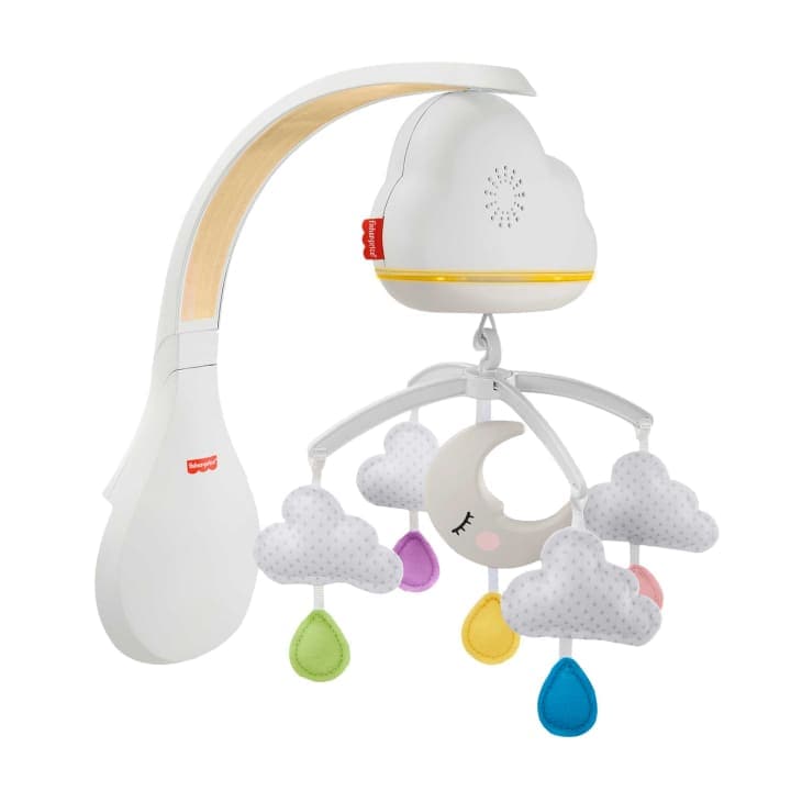 Fisher Price-Fisher-Price Calming Clouds Mobile & Soother-GRP99-Legacy Toys