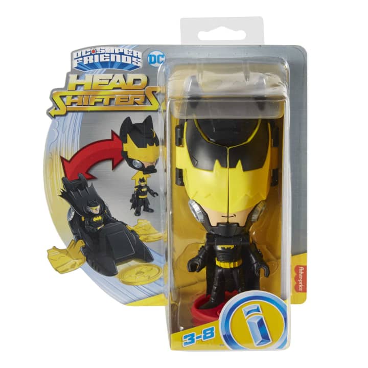 Fisher Price-Fisher-Price Imaginext - DC Super Friends Head Shifters Batman & BatWing-HGX93-Legacy Toys