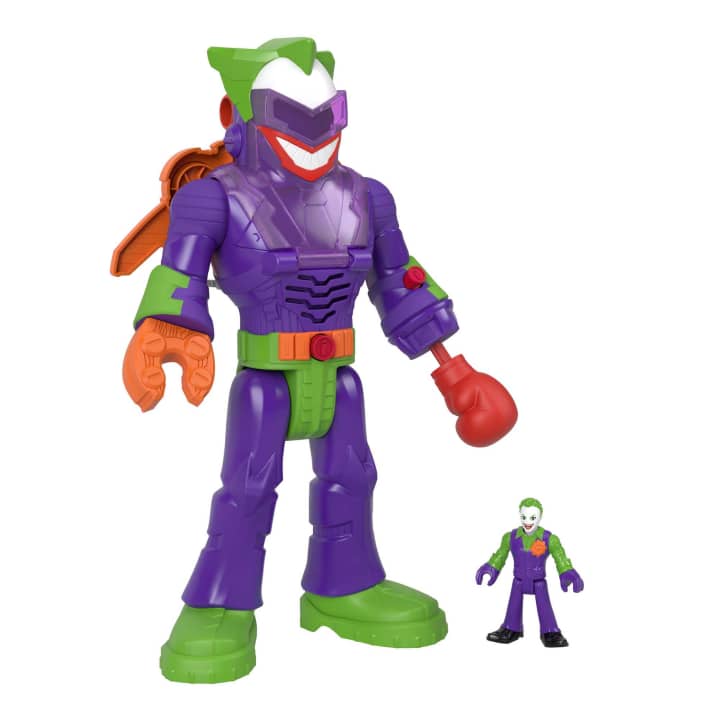Fisher Price-Fisher-Price Imaginext - DC Super Friends The Joker Insider & LaffBot-HKN47-Legacy Toys