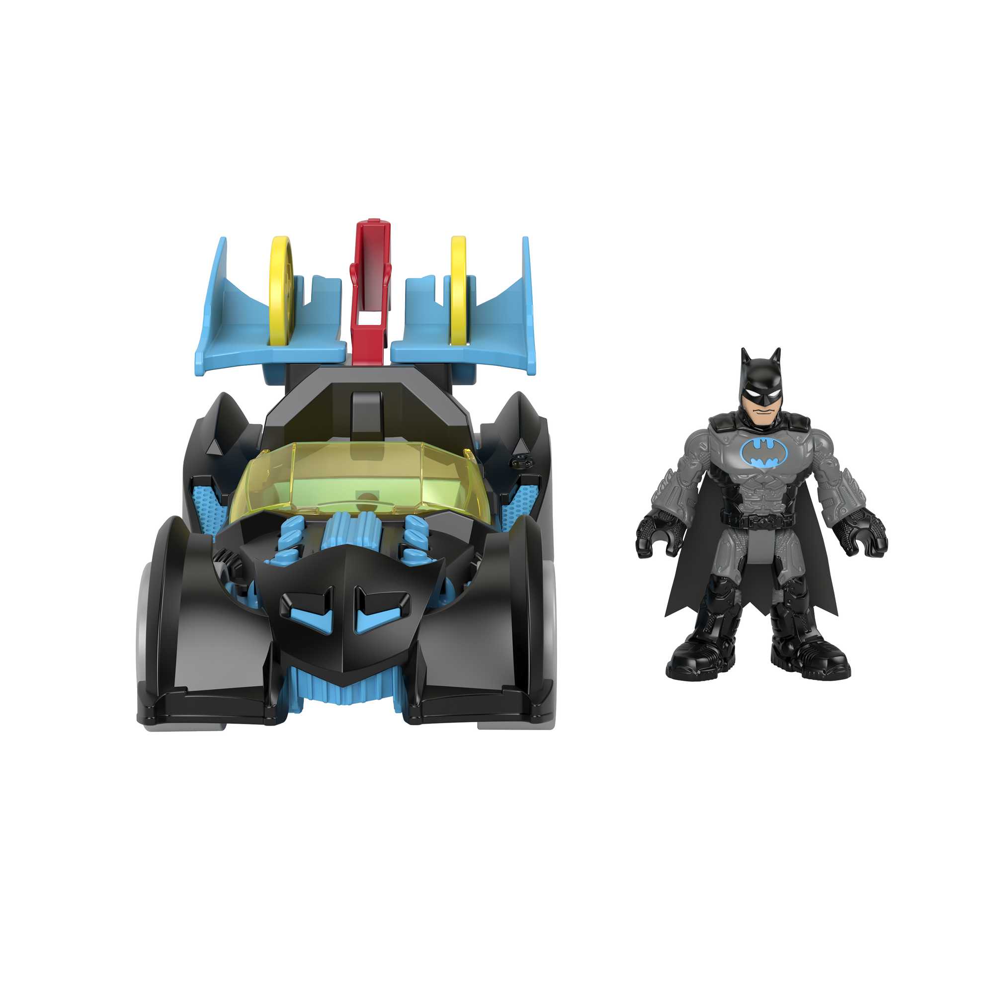 Fisher Price-Fisher-Price Imaginext - DC Super Friends™ Bat-Tech Racing Batmobile-HFD48-Legacy Toys