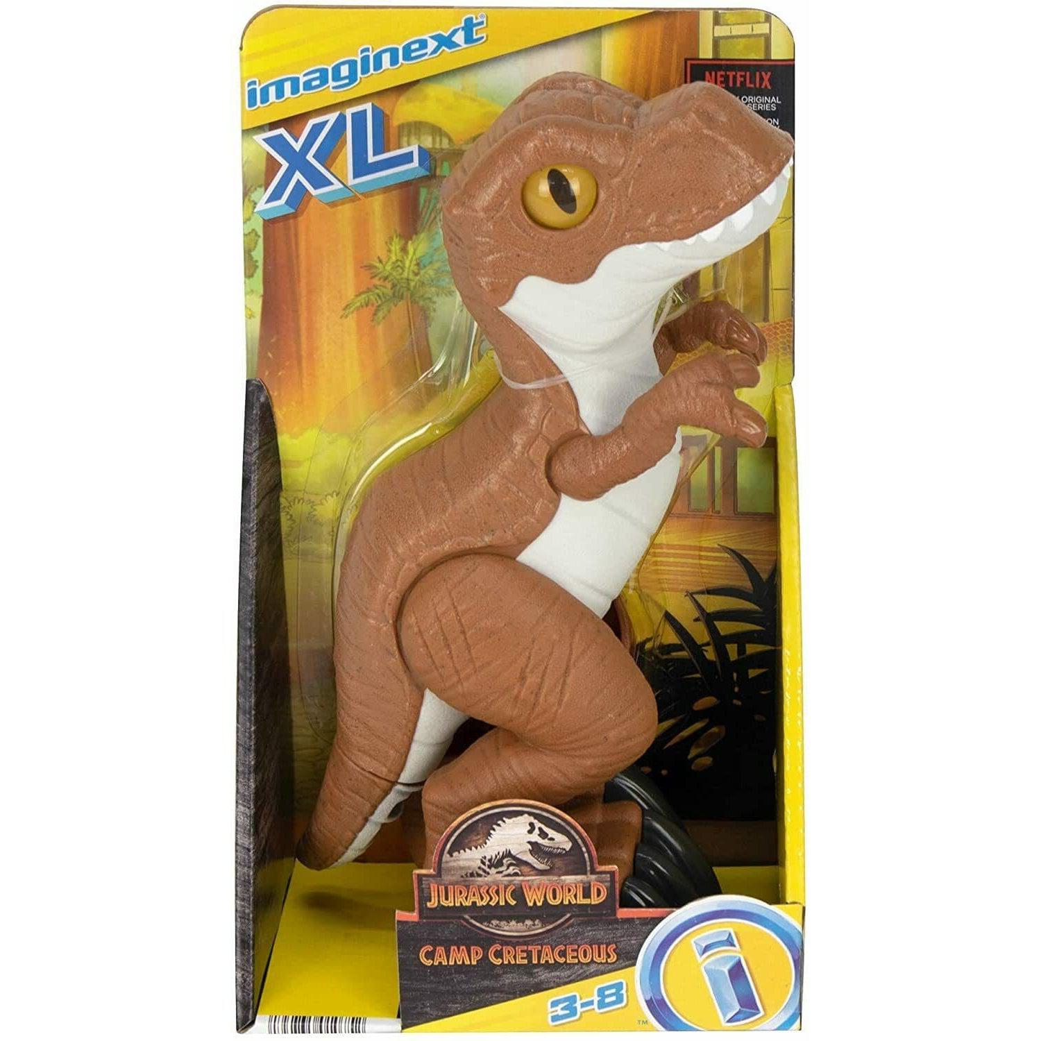 Fisher Price-Fisher-Price Imaginext - Jurassic World Dinosaur -HCH93-Camp Cretaceous T.Rex XL-Legacy Toys