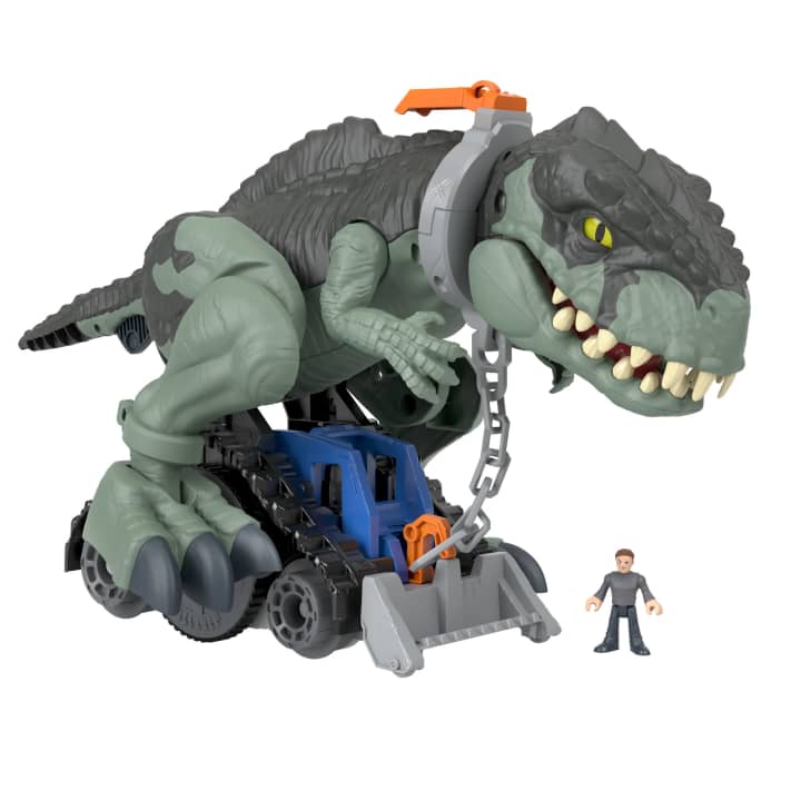 Fisher Price-Fisher-Price Imaginext - Jurassic World Mega Stomp & Rumble Giga Dino-GWT22-Legacy Toys