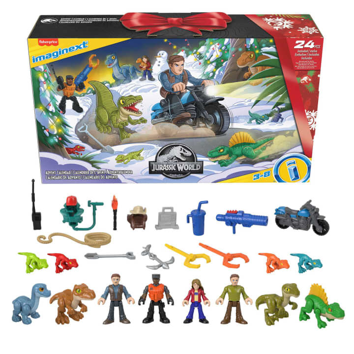 Fisher Price-Fisher-Price Imaginext - Jurassic World™ Advent Calendar-HMJ79-Legacy Toys