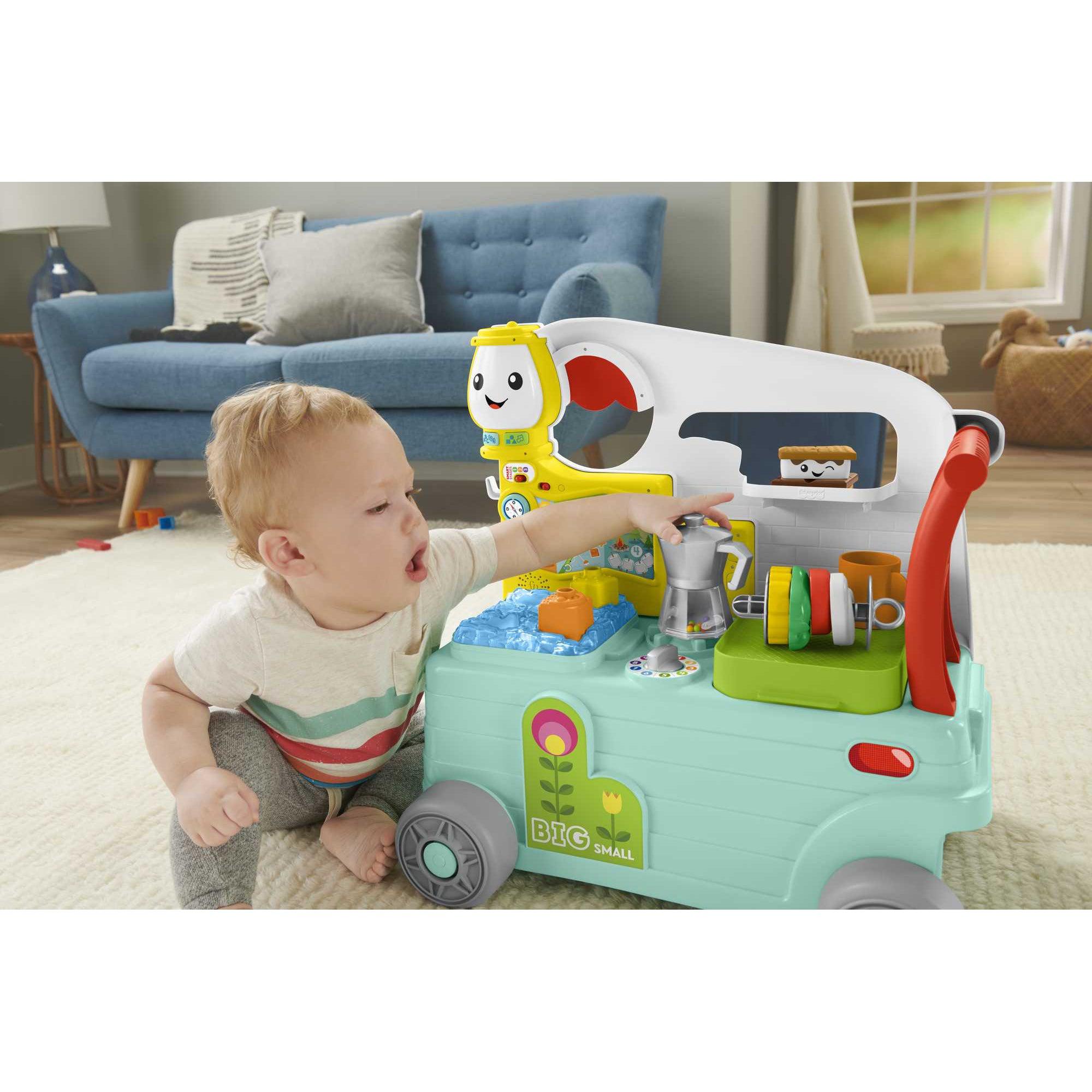 Fisher Price-Fisher-Price Laugh & Learn 3-in-1 On-the-Go Camper-GTJ59-Legacy Toys