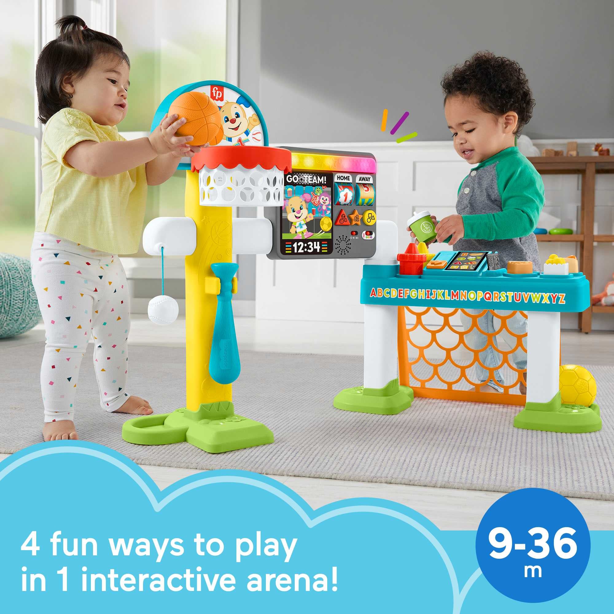 Fisher Price-Fisher-Price Laugh & Learn 4-in-1 Game Experience-HFT70-Legacy Toys