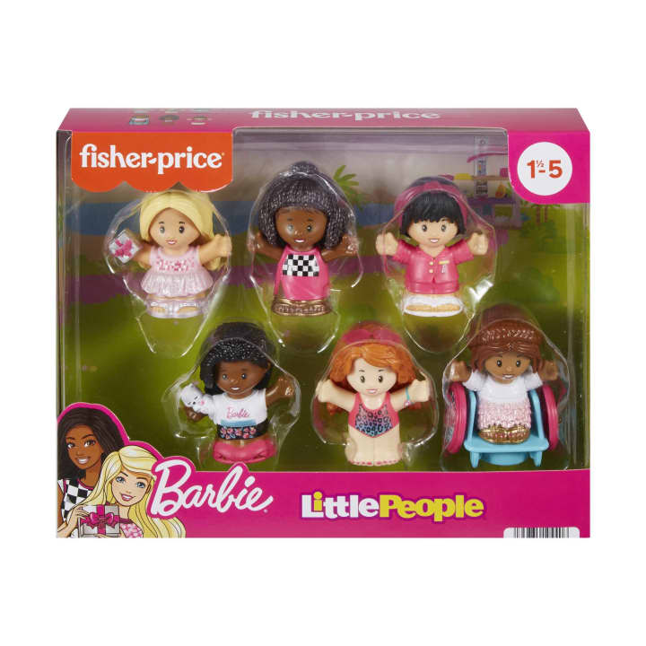 Fisher Price-Fisher-Price Little People - Barbie Figure 6-Pack-HKN00-Legacy Toys