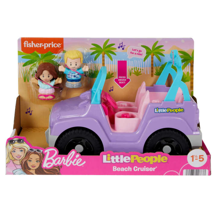Fisher Price-Fisher-Price Little People - Barbie's Beach Cruiser-HJW77-Legacy Toys