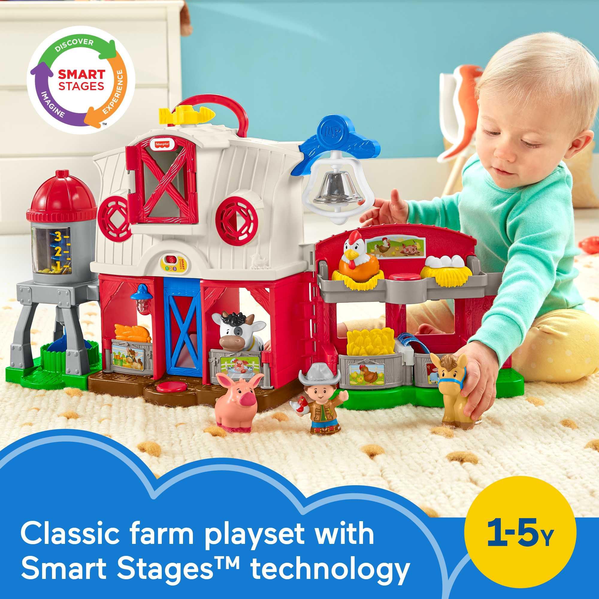 Fisher Price-Fisher-Price Little People - Caring for Animals Farm-GLT78-Legacy Toys