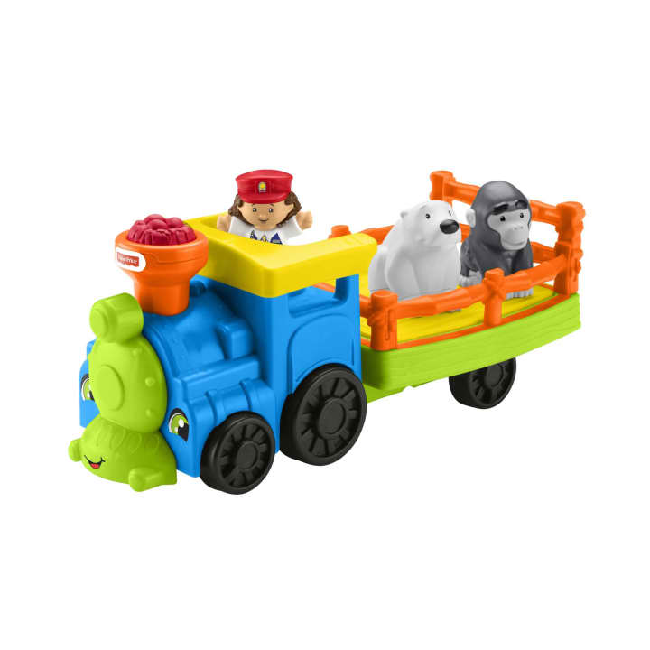 Fisher Price-Fisher-Price Little People - Choo Choo Zoo Train with Music and Sounds-CMP36-Legacy Toys