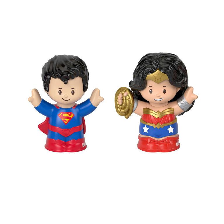 Fisher Price-Fisher-Price Little People - DC Super Friends-GPT87-Superman & Wonder Woman-Legacy Toys