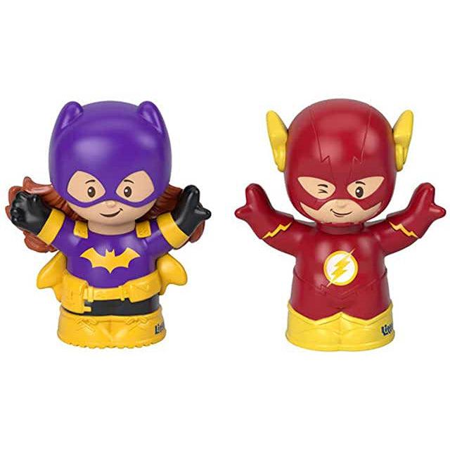 Fisher Price-Fisher-Price Little People - DC Super Friends-GPT88-Batgirl & Flash-Legacy Toys