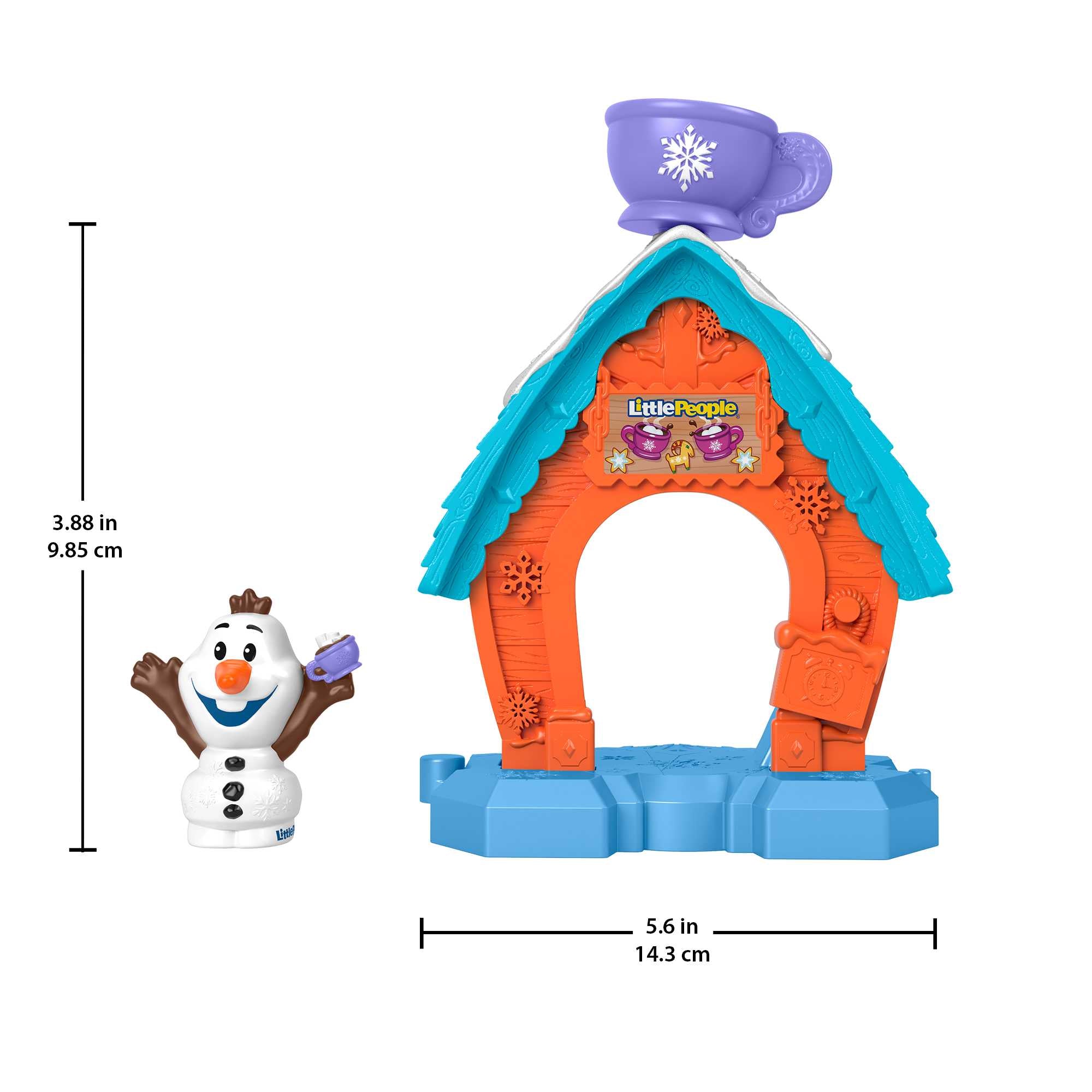 Fisher Price-Fisher-Price Little People - Disney Frozen Olaf's Cocoa Café-HCC42-Legacy Toys