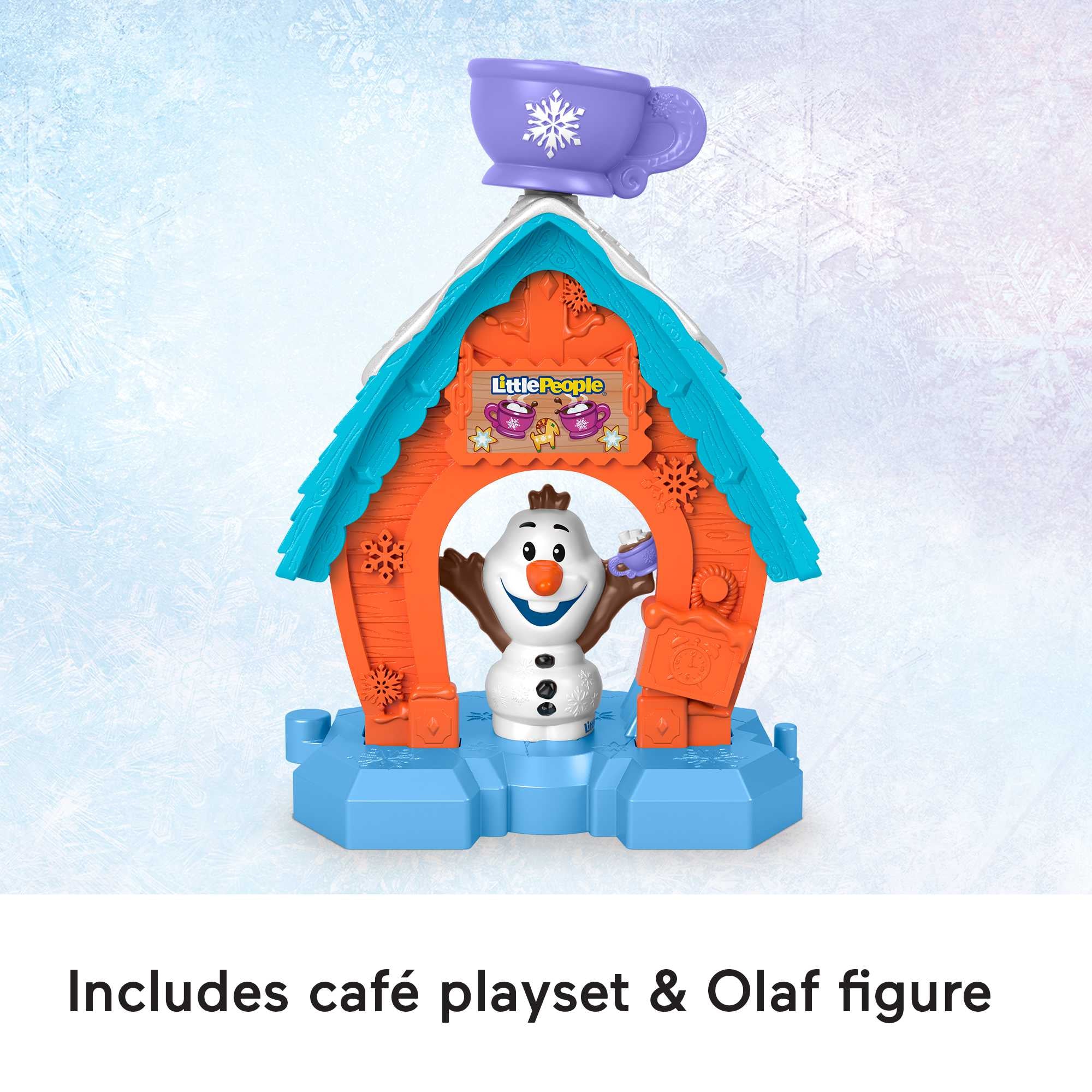 Fisher Price-Fisher-Price Little People - Disney Frozen Olaf's Cocoa Café-HCC42-Legacy Toys