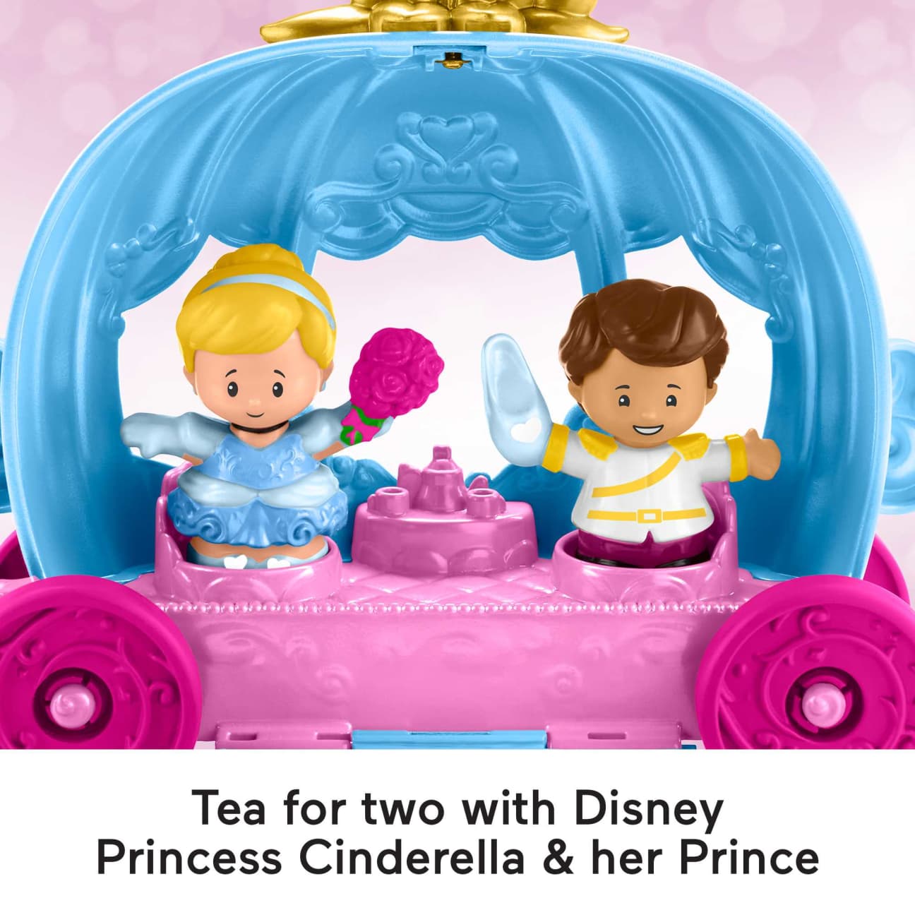 Fisher Price-Fisher-Price Little People - Disney Princess Cinderella's Dancing Carriage-HGP76-Legacy Toys