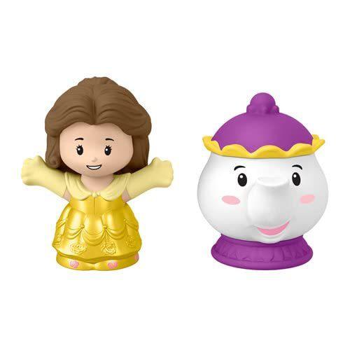 Fisher Price-Fisher-Price Little People - Disney Princess-HMX77-Belle and Mrs. Potts-Legacy Toys