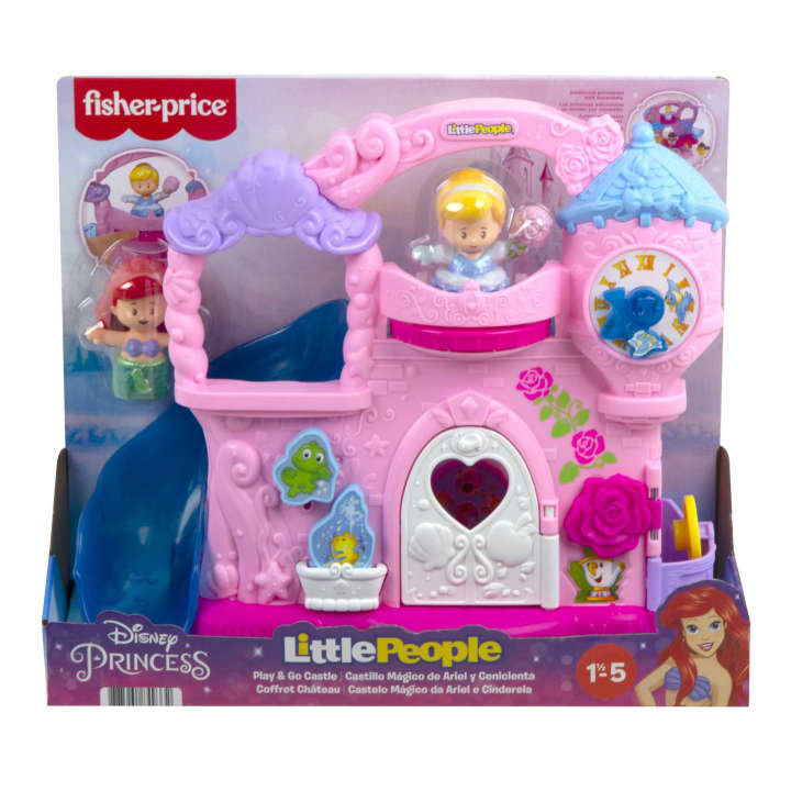 Fisher Price-Fisher-Price Little People - Disney Princess Play & Go Castle-GLT80-Legacy Toys