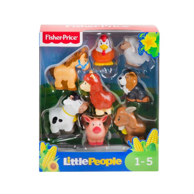 Fisher Price-Fisher-Price Little People - Farm Animal Assortment - 8 pack-GFL21-Legacy Toys