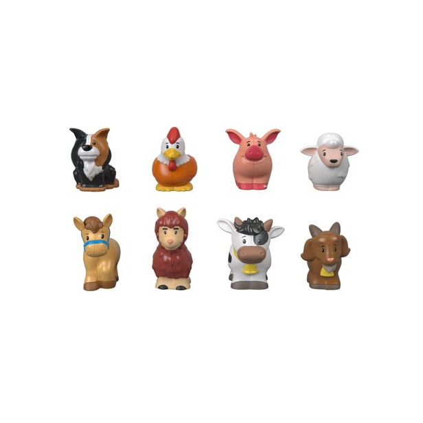 Fisher Price-Fisher-Price Little People - Farm Animal Assortment - 8 pack-GFL21-Legacy Toys