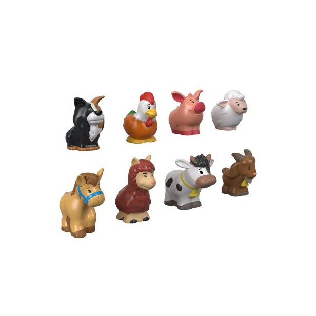 Fisher Price-Fisher-Price Little People - Farm Animal Assortment - 8 pack-GFL21-Legacy Toys