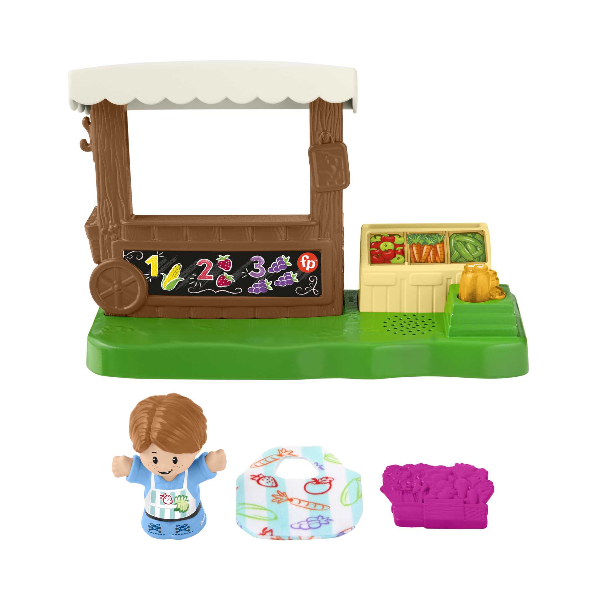 Fisher Price-Fisher-Price Little People - Farmers Market-HCC65-Legacy Toys