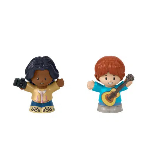 Fisher Price-Fisher-Price Little People Figure 2 Pack-HBW68-Photographer and Guitarist-Legacy Toys