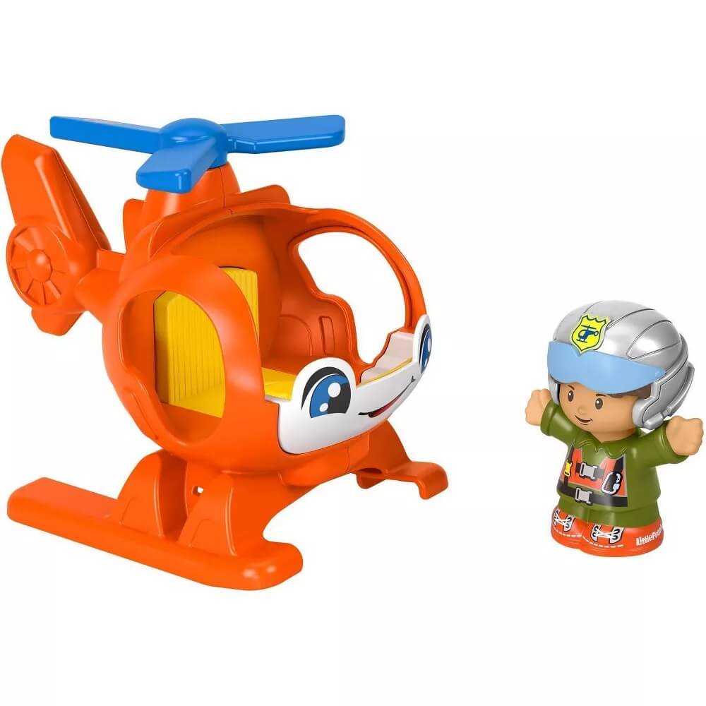 Fisher Price-Fisher-Price Little People - Helicopter-GTT72-Legacy Toys