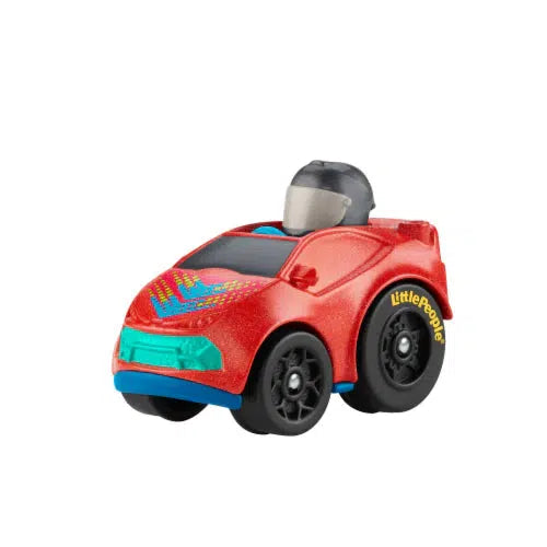 Fisher Price-Fisher-Price Little People - Wheelies Vehicles-GMJ20-Super Car-Legacy Toys