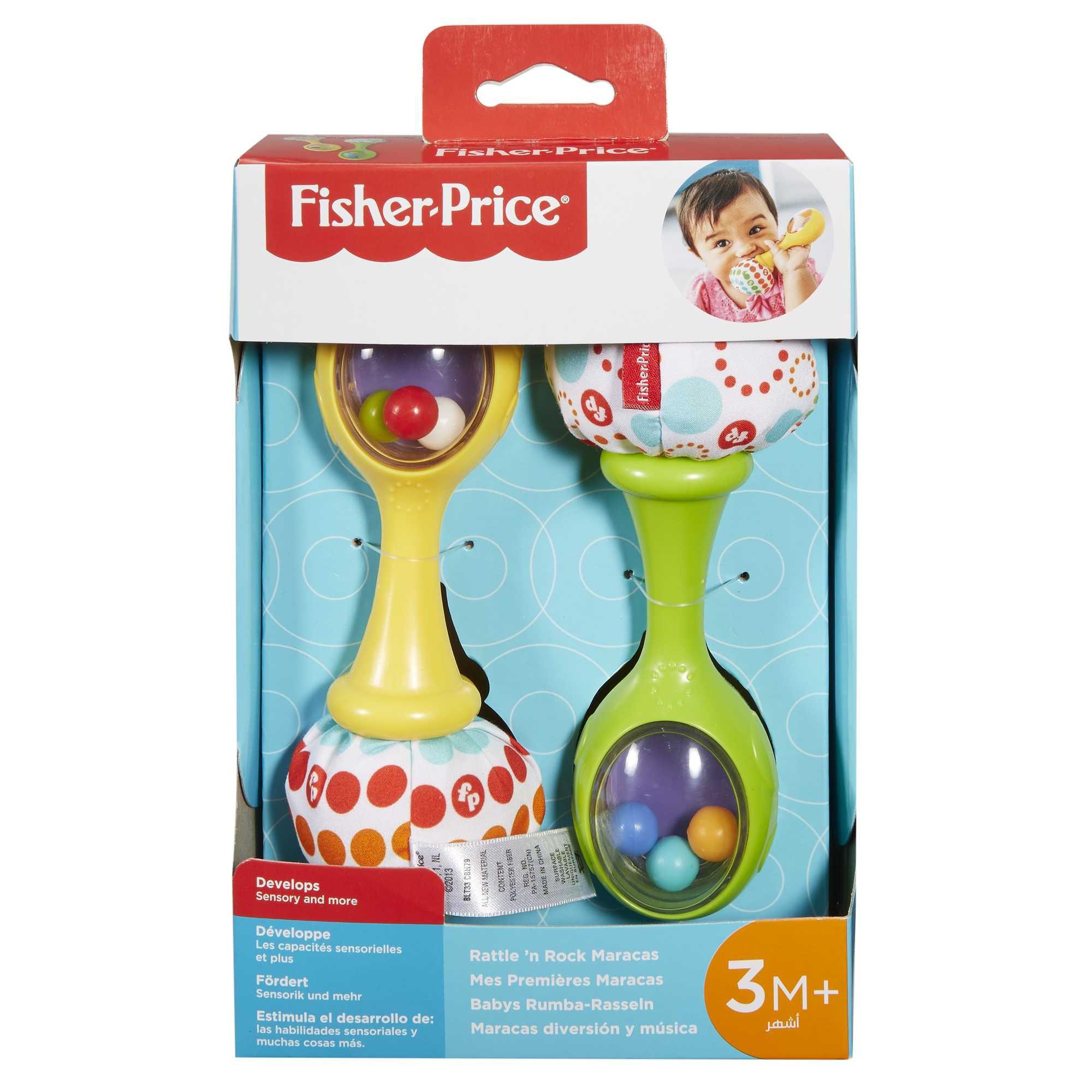 Fisher Price-Fisher-Price Rattle 'n Rock Maracas-BLT33-Legacy Toys